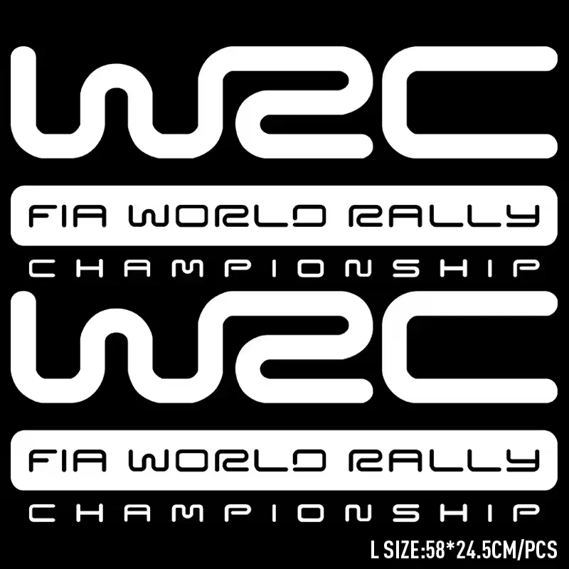 WRC Style Car Body Sticker
